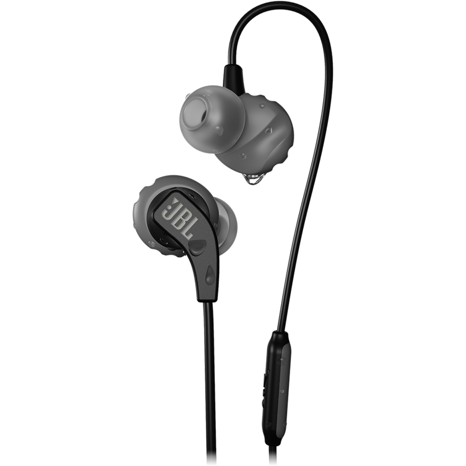 Wired | with Endurance ENDURRUN2BLK Microphone RUN Headphones Black JBL In-Ear USA BrandsMart