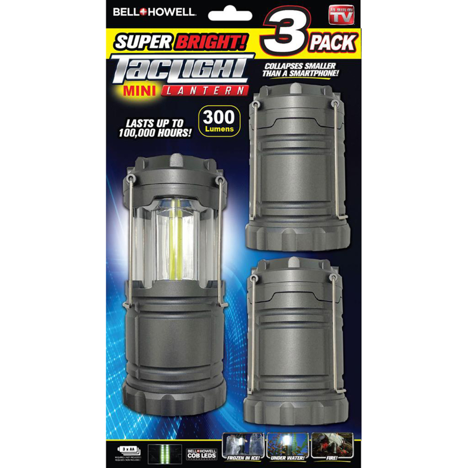 Bell + Howell 4-pack Warm Light Portable Lantern