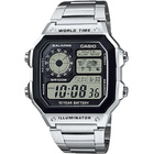 Casio Men's Illuminator Silver Stainless Steel Digital Watch