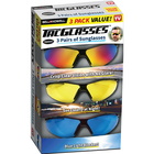 BELL & HOWELL 3-Pack Tac Glasses