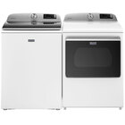 Maytag 4.7 Cu. Ft. Top Load Washer with Agitator and 7.4 Cu. Ft. Smart Front Load Dryer