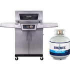 Char-Broil 3-Burner Cruise Control Amplifier Gas Grill with 20-Pound Capacity Empty LP Propane Cylinder