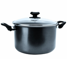 Ecolution 8 Quart Elements Eco-Friendly Stock Pot with Lid - Gray