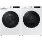 Samsung 2.5 CuFt Steam Sanitize Electric Front Load Washer with 4.0 CuFt Smart Sanitize Electric Dryer in White