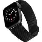 WITHit Stainless Steel Mesh Band for 38/40/41mm Apple Watch Series 1-7 - Black