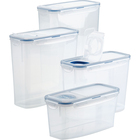 Image of product - Easy Essentials Pantry 8-Piece Plastic Food Storage Container Set
