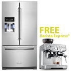 KitchenAid 26.8 Cu. Ft. French Door Refrigerator with a Breville the Barista Express®
