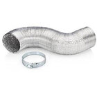 Image of product - 8' Hybrid Vent Hose with Worm Clamps