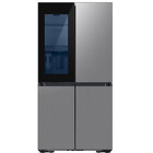 Samsung Bespoke 23 Cu. Ft. Counter Depth 4 Door Flex Refrigerator with Beverage Zone - Stainless Steel