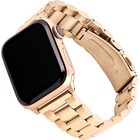 WITHit Stainless Steel Multi-Link Band for 38/40/41mm Apple Watch Series 1-7 - Gold