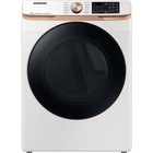 Samsung 7.5 CuFt Smart Steam Sanitize+ Ivory Electric Dryer with Sensor Dry