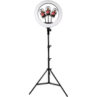 SuperSonic Pro Live Stream 18” Ring Light with 3 Device Holders
