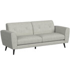 Elements Sonata Sofa — Palmer Smoke with Black Legs