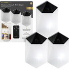 Bell & Howell 3-Pack Diamond Touch Wall Lights - Black