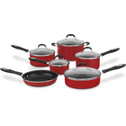 Cuisinart 11 Piece Advantage Nonstick Cookware Set - Red