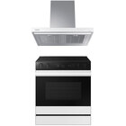 Samsung Bespoke 6.3 Cu. Ft Smart Slide-In Electric Range with a 30" 630 CFM Range Hood