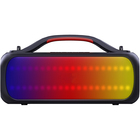 IQ Sound Smart Portable Bluetooth Speaker with RGB Panel - Black