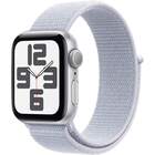 Apple Watch SE 40mm Silver Aluminum Case with Blue Cloud Sport Loop - GPS (2024)
