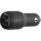 Belkin BOOST CHARGE™ Dual USB-A Car Charger 24W