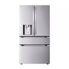 LG LG 29.0 Cu. Ft. 4-Door Standard-Depth French Door Refrigerator in Stainless Steel