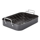 Chicago Metallic 16" x 12" Nonstick Carbon Steel Roasting Pan with Rack