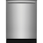 Frigidaire Gallery 52 dBA 24 inch Hidden Control Dishwasher in Stainless Steel with Sanitize Cycle