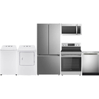 Midea Stainless Steel Complete Kitchen Package & White Laundry Pair