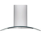 Frigidaire 42'' Convertible 400 CFM Range Island Hood with Glass Canopy - Stainless Steel