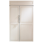 Monogram 29.5 CuFt Smart Side-By-Side Refrigerator In Panel Ready