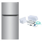 Frigidaire 18.3 CuFt LED Top Freezer Refrigerator with Ice Maker Kit