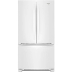 Whirlpool 20 CuFt Counter-Depth French Door Bottom Mount Refrigerator in White