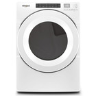 Whirlpool 7.4 CuFt Front-Load Stackable Long Vented Electric Dryer in White with Wrinkle Shield™ Option