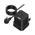 Uncaged Ergonomics Cube Surge Protector - Black