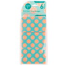 Image of product - Set of 6 Dual Sided Scrub Sponges - Bright Oranges