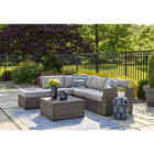 Signature Design by Ashley Petal Road 4-Piece Outdoor Sectional Set