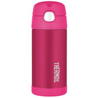 Thermos 12 Oz Stainless Steel Straw Bottle - Pink
