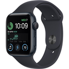 Image of product - SE Series Watch 44mm MD/LG Midnight Aluminum Case with Midnight Sport Band - GPS Only (2022)