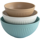 Nordic Ware 3-Piece Prep & Serve Mixing Bowl Set - Neutrals