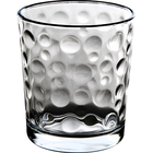 Gibson Great Foundations 4-Piece Smoke 13.5 oz Double Old Fashion Set - Bubbles Pattern