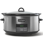 Image of product - 8-Quart Programmable Slow Cooker in Black Stainless Steel