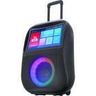 IQ Sound 14" Touchscreen Bluetooth Party Speaker with Karaoke & LED Lights