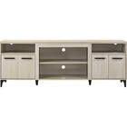 LILOLA HOME Evander 70" 4-Door TV Stand - Oak