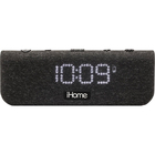 iHome PowerValet Pro Compact Alarm Clock with Qi Wireless Fast Charging, Dual USB Charging, and Ambient Light