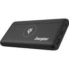Energizer Qi Certified 10,000mAh Wireless Power Bank - Black
