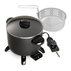 Presto 5 QT. Kitchen Kettle Multi-Cooker/Steamer - Black