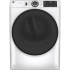 GE 7.8 CuFt Smart White Electric Dryer with Sanitize Cycle