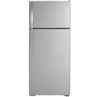 GE 17.5 Cu. Ft. Top-Freezer Refrigerator - Stainless Steel
