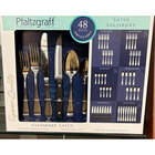Pfaltzgraff Salisbury Satin 18.0 48-Piece Flatware Set