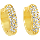 Mi Tesoro Preciosa Gold Hoop Earrings