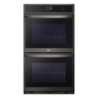 LG 9.4 Cu. Ft. Smart Double Wall Oven with Convection and Air Fry - Black Stainless Steel